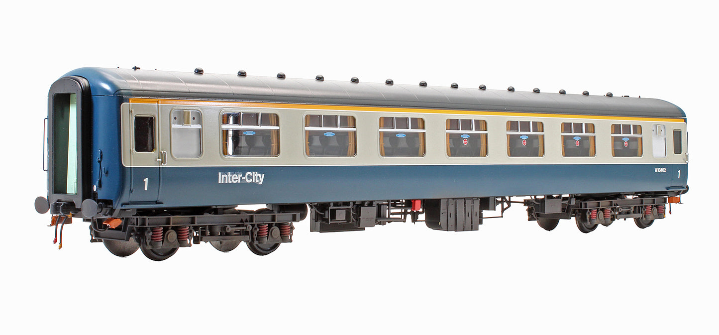 Pre-Owned 2430 BR Blue/Grey MK2 First Corridor (FK) Passenger Coach 'W13462' - Custom Weathered