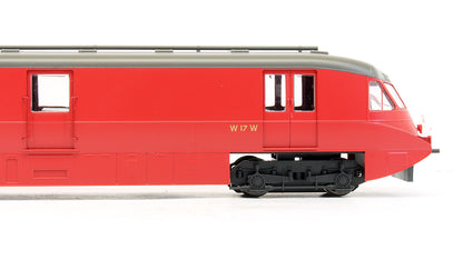 4D-011-101 Pre-Owned Streamlined Railcar Express Parcels BR Crimson Locomotive No.17 - DCC Fitted