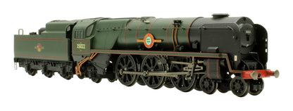 Pre-Owned R2169-TMC64 BR Green 4-6-2 Merchant Navy Class (Rebuilt) No. 35022 'Holland America Line' Steam Locomotive