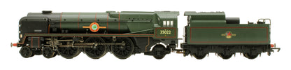 Pre-Owned R2169-TMC64 BR Green 4-6-2 Merchant Navy Class (Rebuilt) No. 35022 'Holland America Line' Steam Locomotive