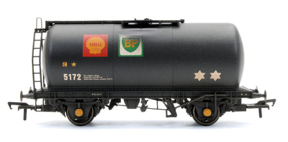 37-577W Pre-Owned 45 Tonne TTA 'Shell - BP' Black Tank Wagon (Weathered) - Exclusive Edition