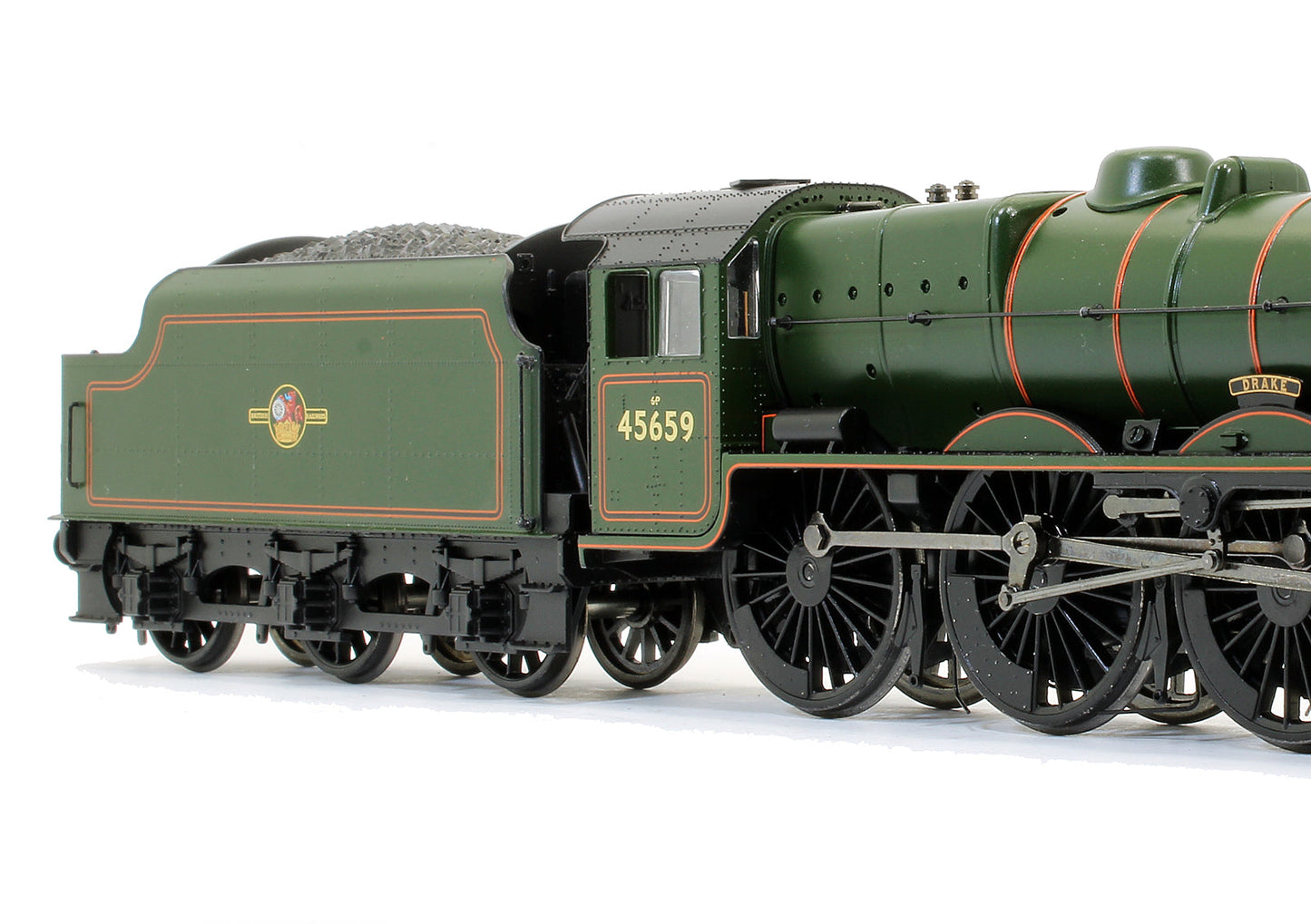 Pre-Owned 31-178DC Jubilee Class 45659 'Drake' BR Green Late Crest Steam Locomotive (DCC Ready)