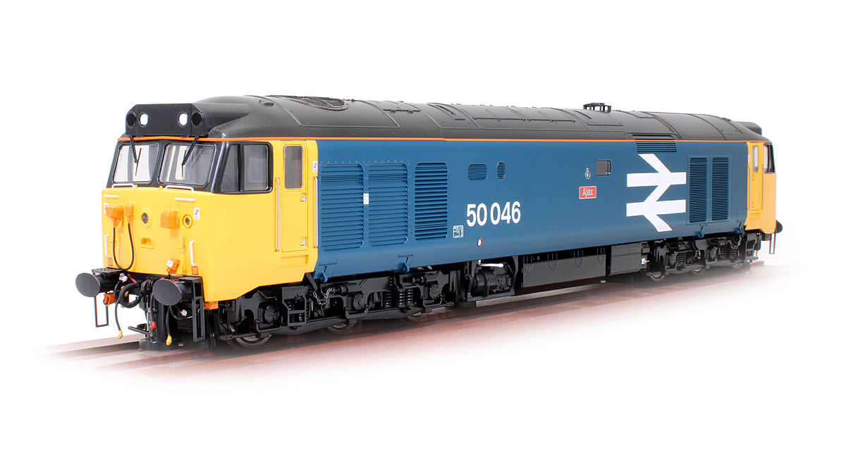 Pre-Owned Class 50 046 'Ajax' BR Blue Large Logo (Black Roof) Diesel Locomotive