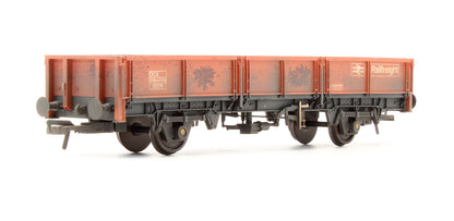 Pre-Owned 38-056B OCA Dropside Open Wagon BR Railfreight Red '112176' - Weathered