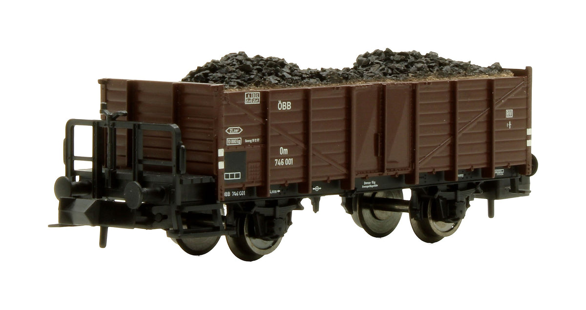 Pre-Owned 880905 ÖBB 'K / Om' 3-Piece Freight Wagon Set