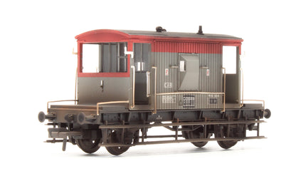 Pre-Owned 37-535C 20 Ton Brake Van BR RailFreight No.955016 - Custom Weathered