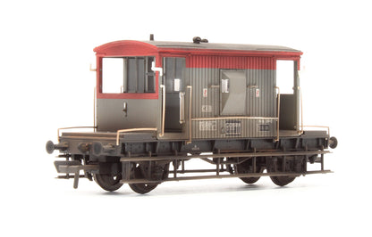 Pre-Owned 37-535C 20 Ton Brake Van BR RailFreight No.955016 - Custom Weathered
