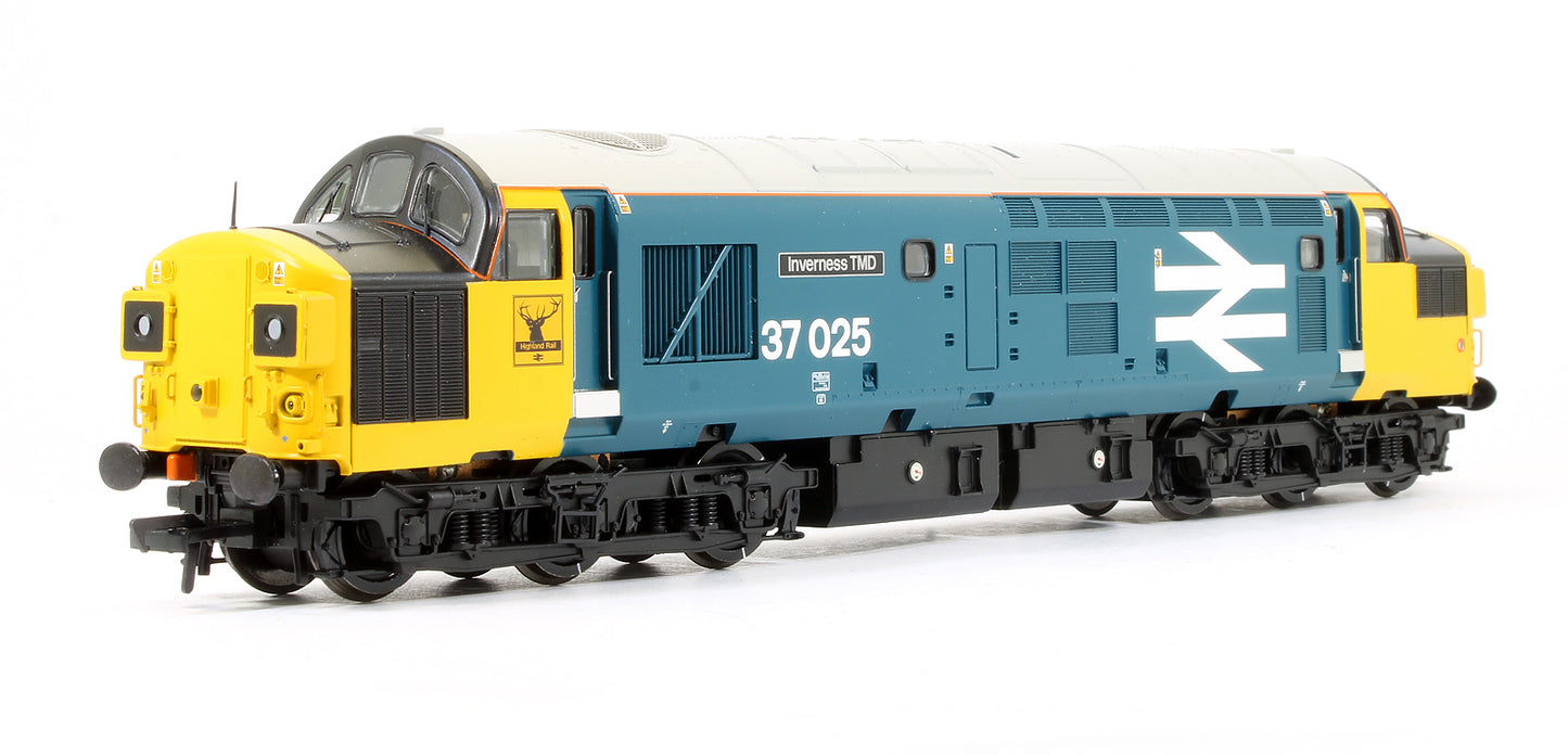 Pre-Owned 32-780RJDS Class 37/0 37025 'Inverness TMD' BR Blue Large Logo Regional Exclusive Model (DCC Sound Fitted)