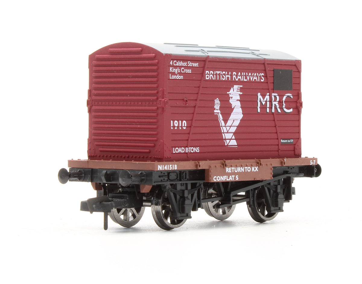 Pre-Owned Conflat Wagon With Container - Limited Edition