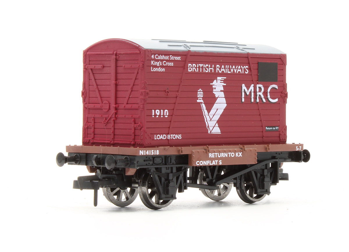 Pre-Owned Conflat Wagon With Container - Limited Edition