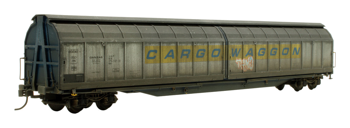Pre-Owned 47130 DB Danzas 'Cargowaggon' Sliding Wall Wagon - Weathered
