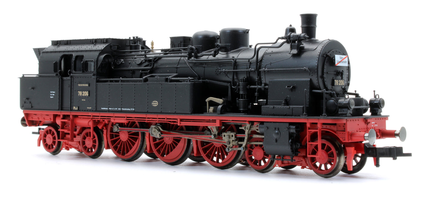 Pre-Owned BR78 Steam Locomotive with Compartment Coaches Ruhr Express/Rapid Transit