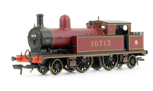 Pre-Owned L&YR 2-4-2 Tank 10713 LMS Crimson Steam Locomotive