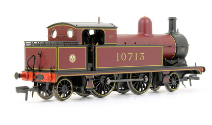 Pre-Owned L&YR 2-4-2 Tank 10713 LMS Crimson Steam Locomotive