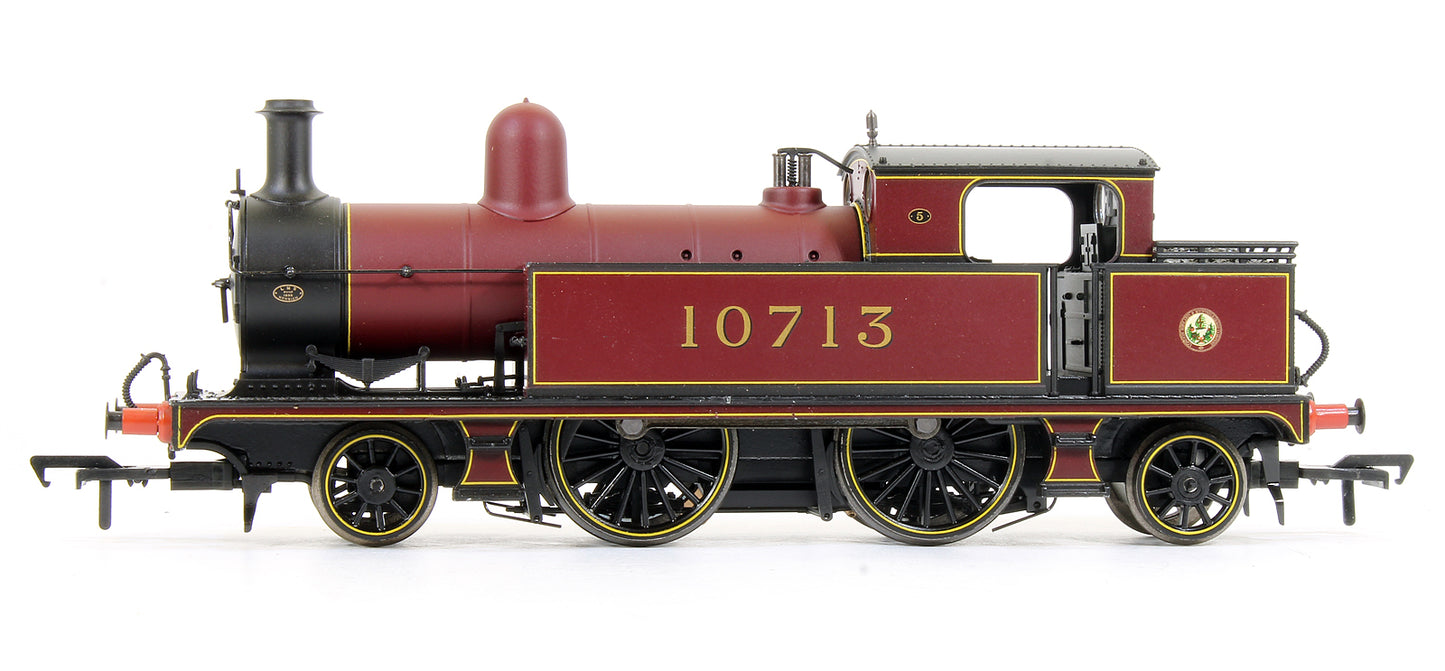 Pre-Owned L&YR 2-4-2 Tank 10713 LMS Crimson Steam Locomotive