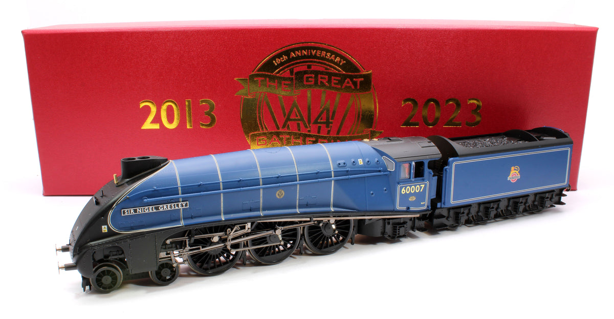 Pre-Owned R30266 Hornby Dublo Class A4 4-6-2 60007 'Sir Nigel Gresley' BR Blue Early Crest Great Gathering 10th Anniversary Limited Edition Steam Locomotive