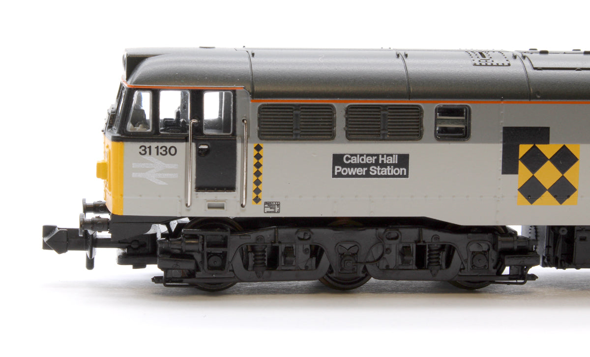 Class 31/1 Refurb. 31130 'Calder Hall Power Station' BR Rf Coal Sector Diesel Locomotive - DCC Sound