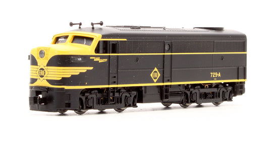 Pre-Owned 7416 FA1 Diesel Locomotive Erie - Road #729-A