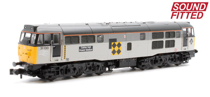 Class 31/1 Refurb. 31130 'Calder Hall Power Station' BR Rf Coal Sector Diesel Locomotive - DCC Sound