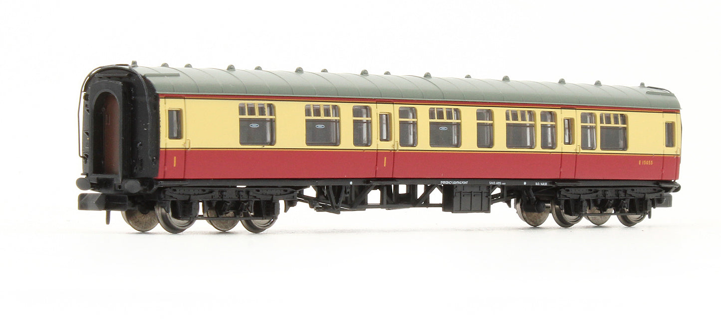 Pre-Owned 374-255A BR Crimson & Cream MK1 CK Composite Corridor Coach No.E15055