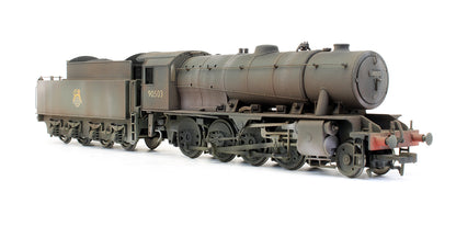 Pre-Owned WD 2-8-0 Austerity '90503' BR Black Early Emblem Steam Locomotive - Renumbered & Custom Weathered
