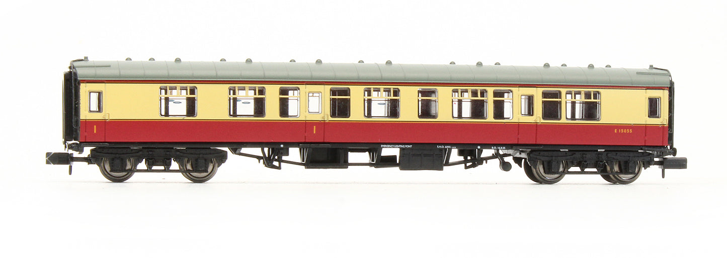 Pre-Owned 374-255A BR Crimson & Cream MK1 CK Composite Corridor Coach No.E15055