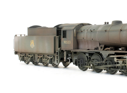 Pre-Owned WD 2-8-0 Austerity '90503' BR Black Early Emblem Steam Locomotive - Renumbered & Custom Weathered