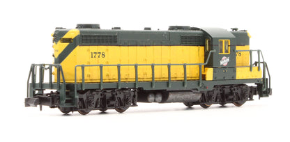 Pre-Owned 7136 GP18 Hi Nose Without Dynamic Brakes Diesel Locomotive CNW - Road #1778