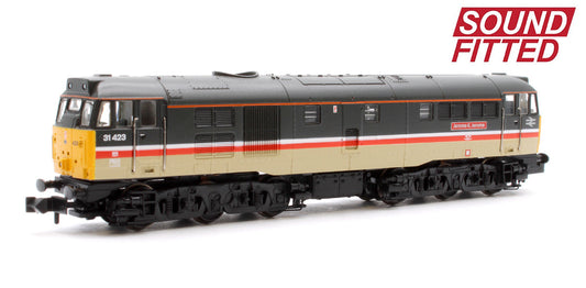 Pre-Owned 371-135DBSF Class 31/4 Refurb. 31423 'Jerome K. Jerome' BR InterCity (Mainline) Diesel Locomotive - DCC Sound