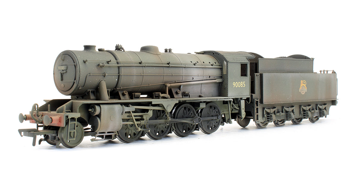 Pre-Owned WD 2-8-0 Austerity '90085' BR Black Early Emblem Steam Locomotive - Renumbered & Custom Weathered