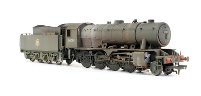 Pre-Owned WD 2-8-0 Austerity '90085' BR Black Early Emblem Steam Locomotive - Renumbered & Custom Weathered