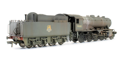 Pre-Owned WD 2-8-0 Austerity '90085' BR Black Early Emblem Steam Locomotive - Renumbered & Custom Weathered