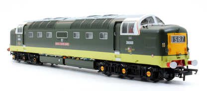 Pre-Owned ACC2790 Class 55 Deltic 'Royal Scots Grey' D9000 BR Green/Cantrail (VXC) Diesel Locomotive (Limited Edition)