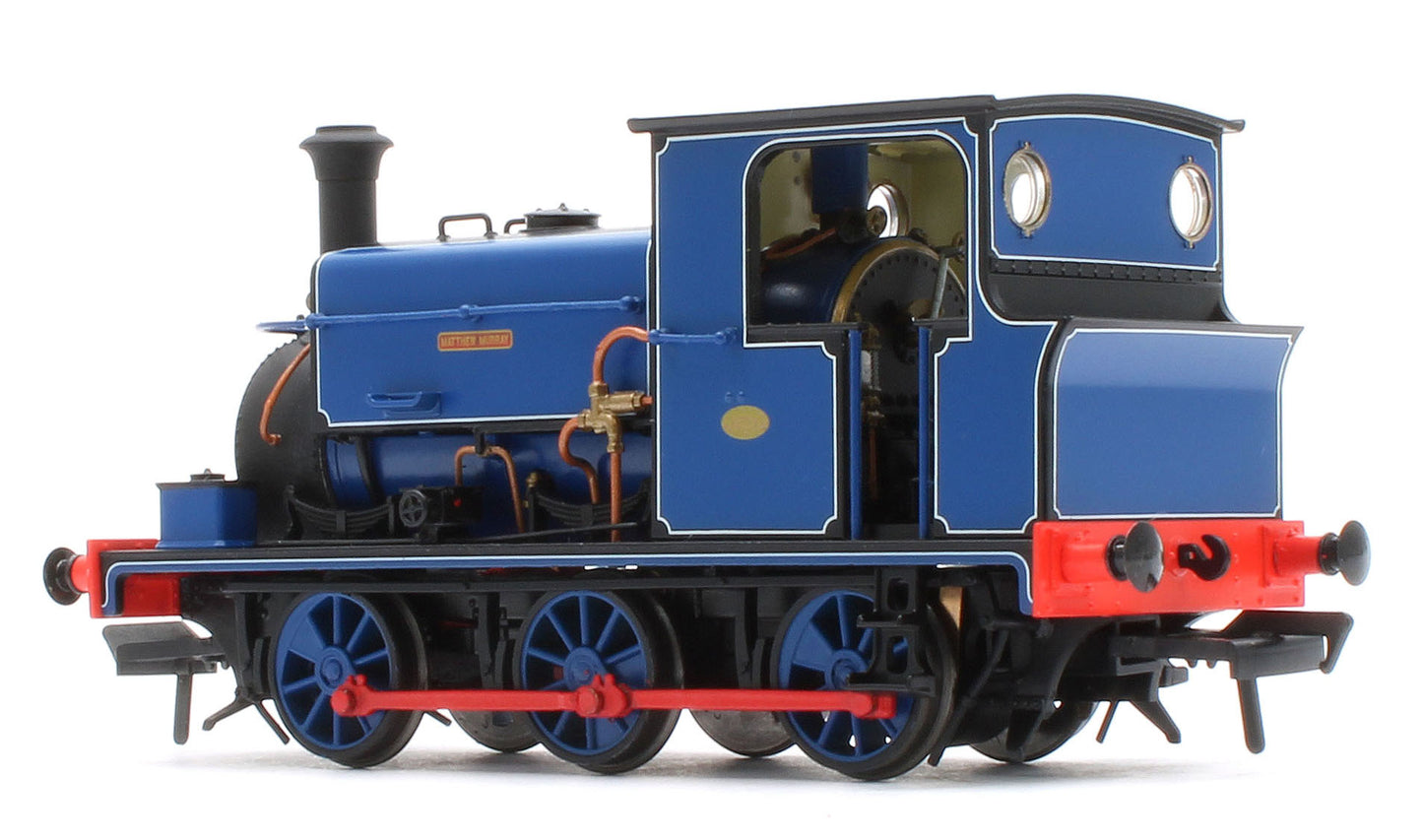 960501 Manning Wardle L Class 'Matthew Murray' in Lined Blue 0-6-0ST Steam Tank Locomotive - DCC Sound
