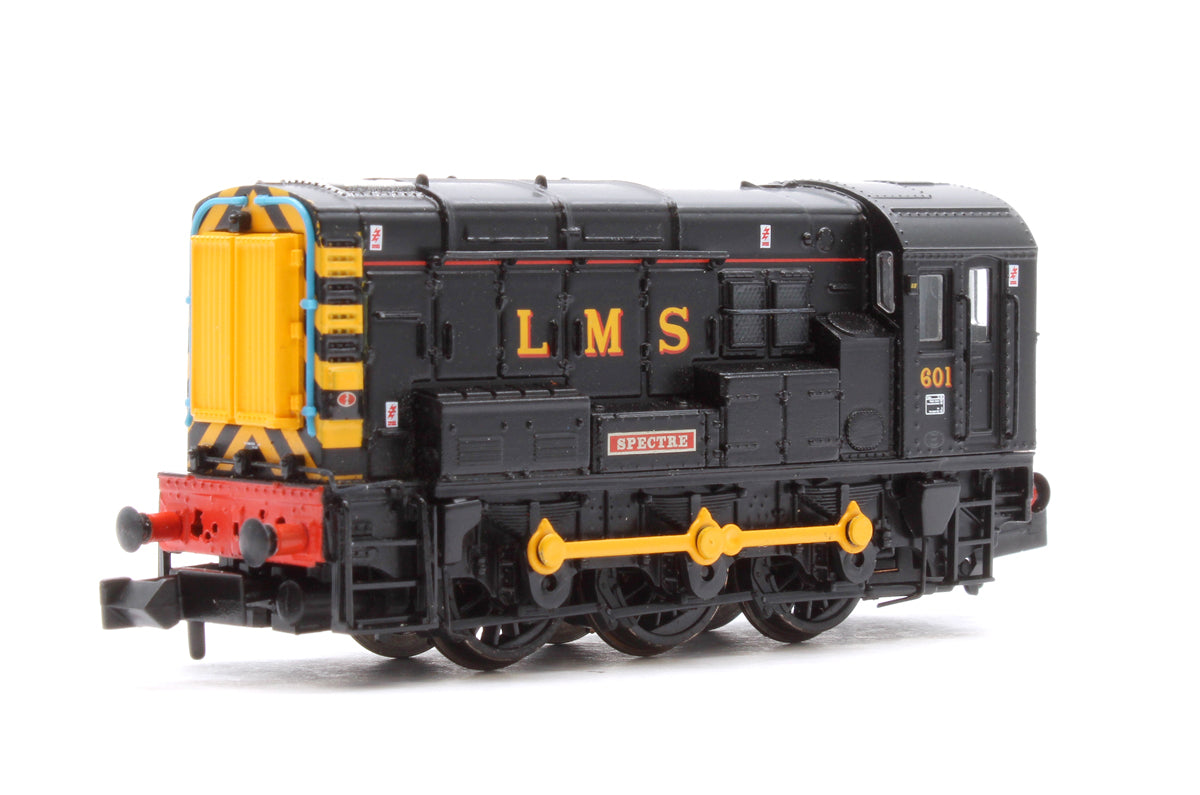 Pre-Owned 371-020DB Class 08 601 'Spectre' LMS Black Diesel Locomotive - DCC Fitted