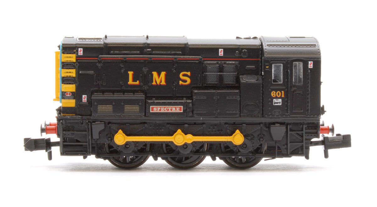 Pre-Owned 371-020DBSF Class 08 601 'Spectre' LMS Black Diesel Locomotive - DCC Sound
