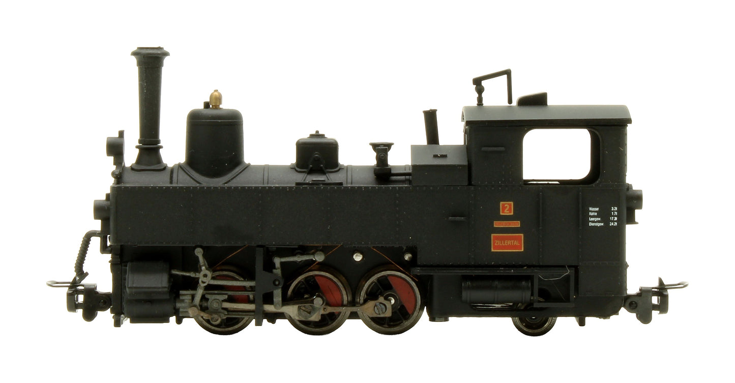 Pre-Owned L177700 Zillertal Railway Train Pack Steam Locomotive & 3 Coach Set