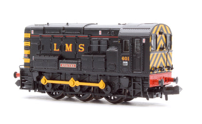 Pre-Owned 371-020DBSF Class 08 601 'Spectre' LMS Black Diesel Locomotive - DCC Sound