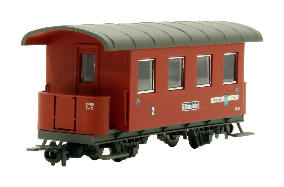 Pre-Owned L177700 Zillertal Railway Train Pack Steam Locomotive & 3 Coach Set