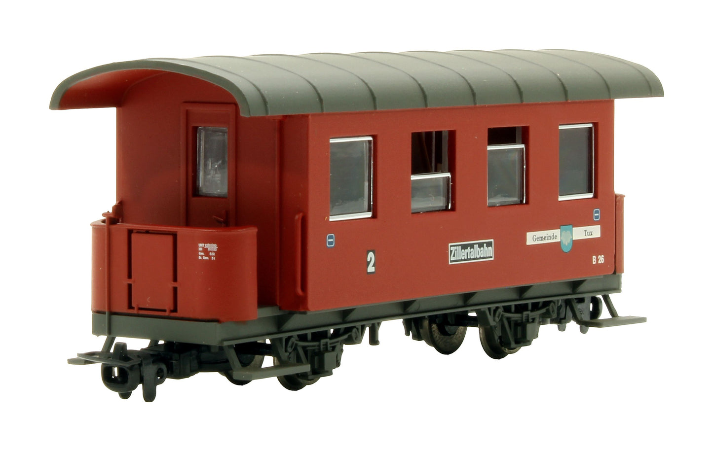 Pre-Owned L177700 Zillertal Railway Train Pack Steam Locomotive & 3 Coach Set