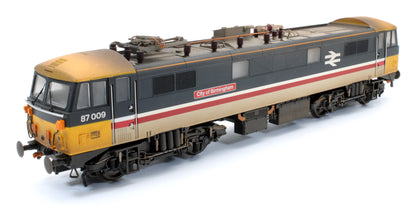 Pre-Owned Class 87 87009 "City of Birmingham" Bo-Bo Intercity Executive Livery Electric Locomotive - Custom Weathered