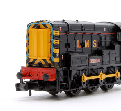 Class 08 601 'Spectre' LMS Black Diesel Locomotive - DCC Sound