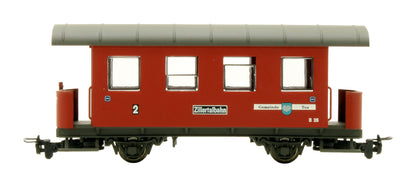 Pre-Owned L177700 Zillertal Railway Train Pack Steam Locomotive & 3 Coach Set