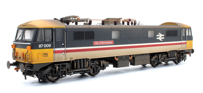 Pre-Owned Class 87 87009 "City of Birmingham" Bo-Bo Intercity Executive Livery Electric Locomotive - Custom Weathered