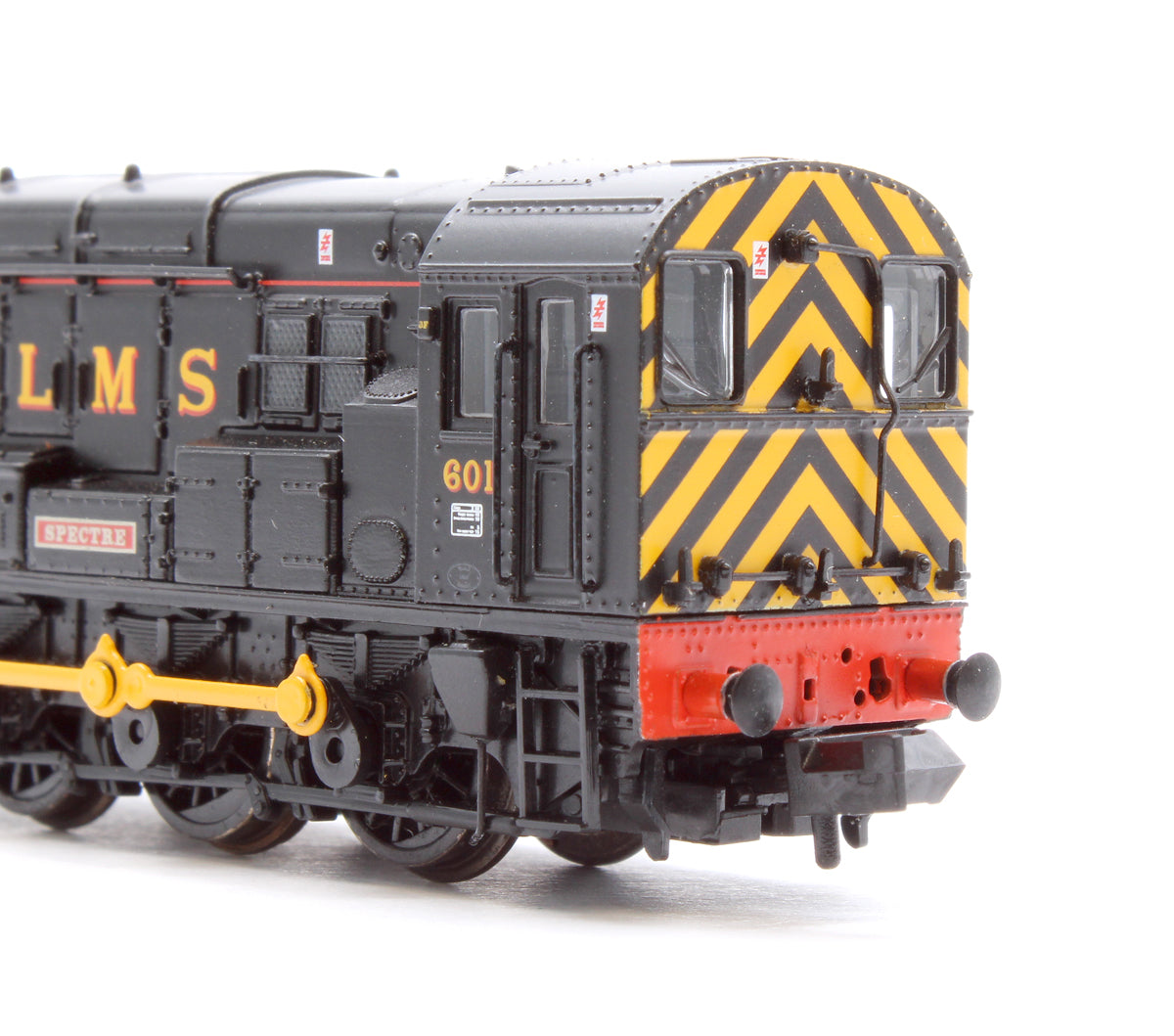 Pre-Owned 371-020DBSF Class 08 601 'Spectre' LMS Black Diesel Locomotive - DCC Sound