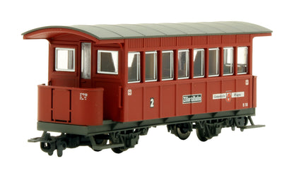 Pre-Owned L177700 Zillertal Railway Train Pack Steam Locomotive & 3 Coach Set