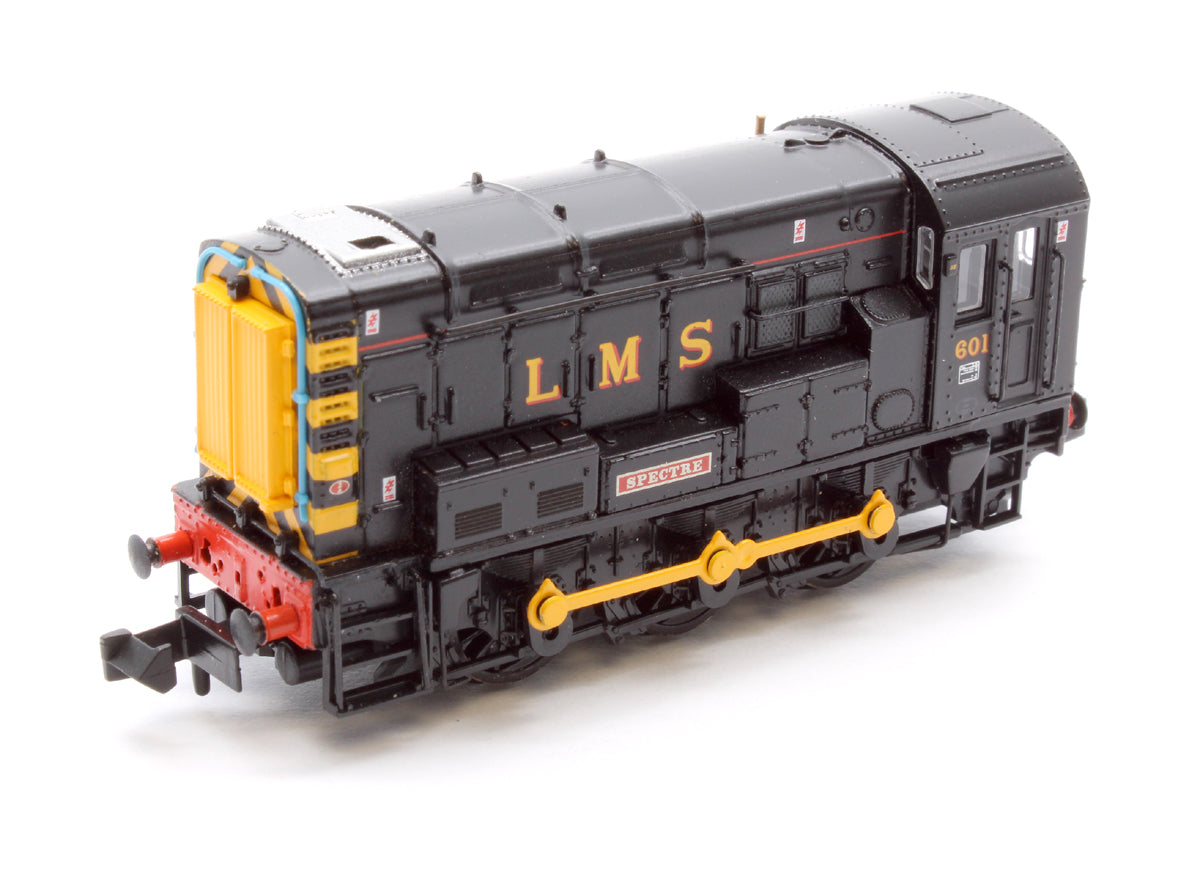 Pre-Owned 371-020DBSF Class 08 601 'Spectre' LMS Black Diesel Locomotive - DCC Sound