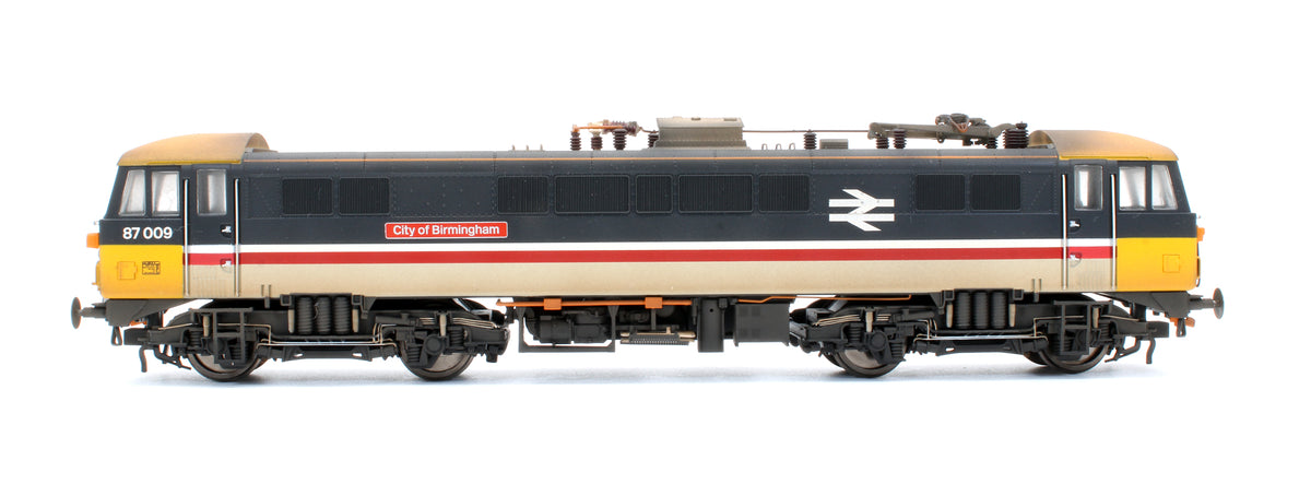 Pre-Owned Class 87 87009 "City of Birmingham" Bo-Bo Intercity Executive Livery Electric Locomotive - Custom Weathered