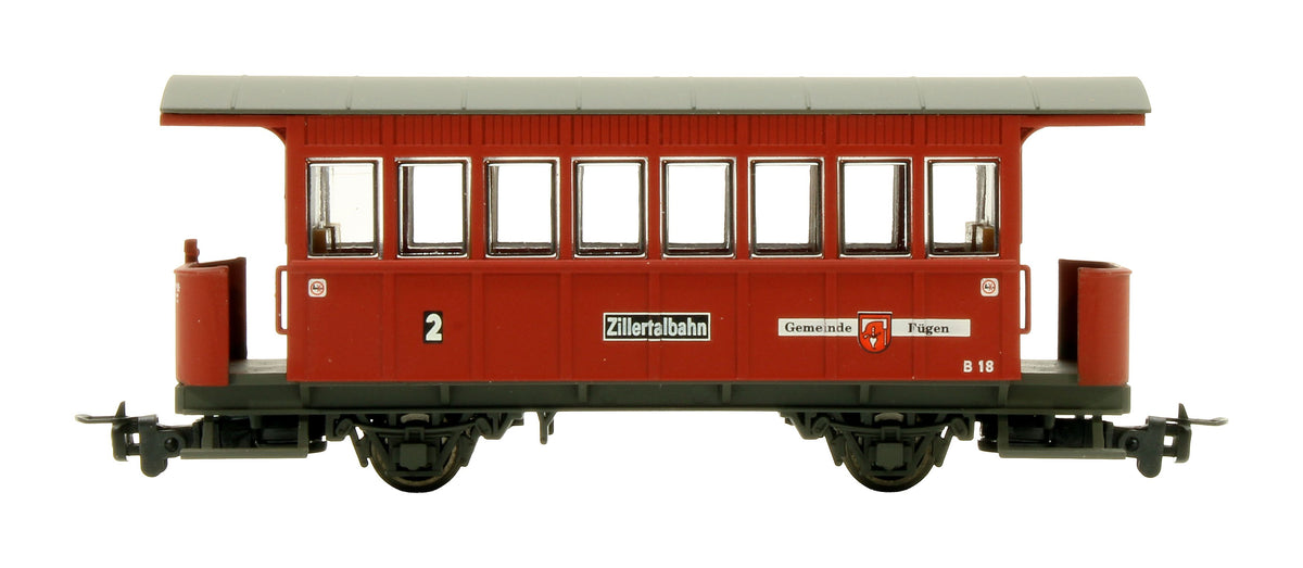 Pre-Owned L177700 Zillertal Railway Train Pack Steam Locomotive & 3 Coach Set