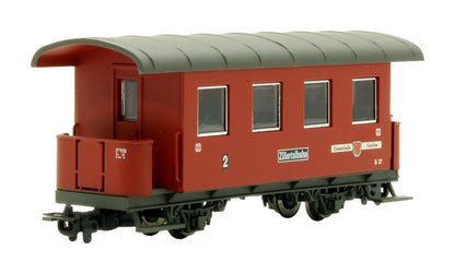 Pre-Owned L177700 Zillertal Railway Train Pack Steam Locomotive & 3 Coach Set